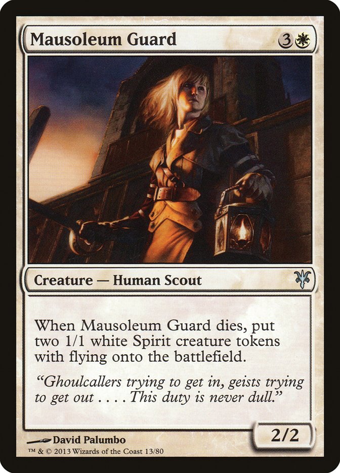 Mausoleum Guard [Duel Decks: Sorin vs. Tibalt] | Devastation Store
