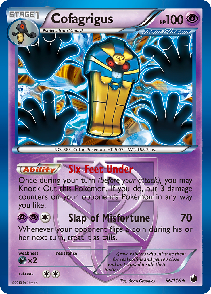 Cofagrigus (56/116) [Black & White: Plasma Freeze] | Devastation Store