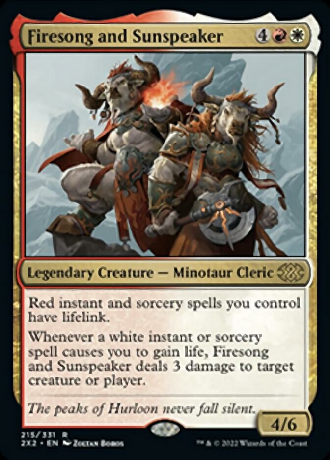 Firesong and Sunspeaker [Double Masters 2022] | Devastation Store