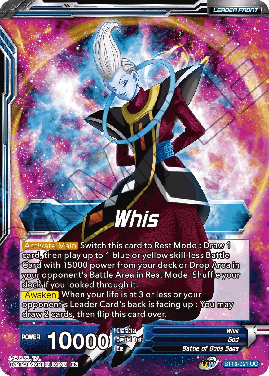 Whis // Whis, Invitation to Battle (BT16-021) [Realm of the Gods Prerelease Promos] | Devastation Store