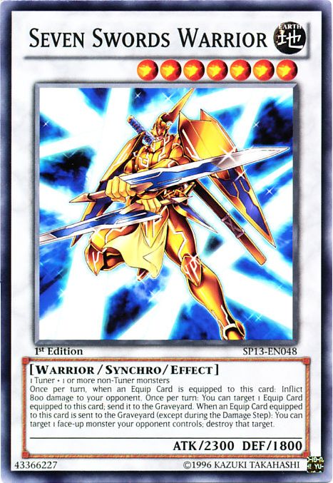 Seven Swords Warrior [SP13-EN048] Common | Devastation Store