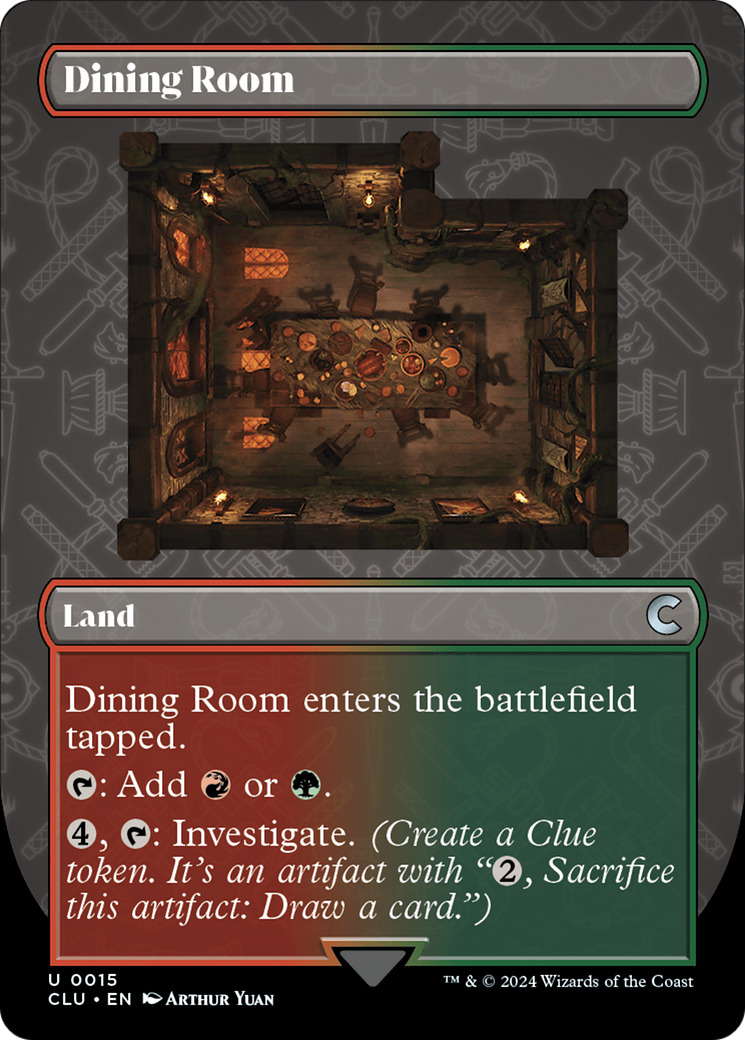 Dining Room (Borderless) [Ravnica: Clue Edition] | Devastation Store