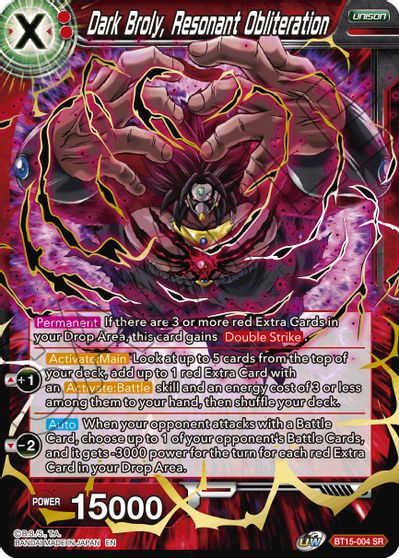Dark Broly, Resonant Obliteration [BT15-004] | Devastation Store