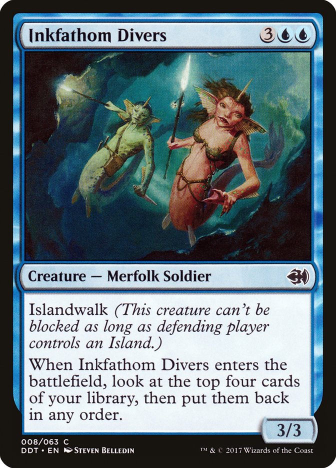 Inkfathom Divers [Duel Decks: Merfolk vs. Goblins] - Devastation Store | Devastation Store