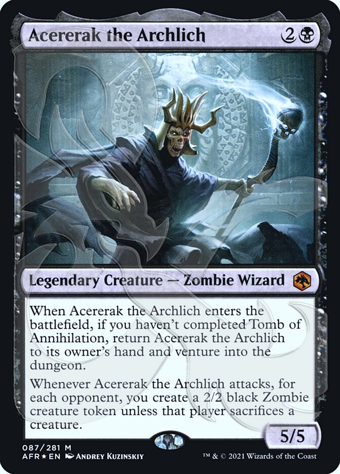 Acererak the Archlich (Ampersand Promo) [Dungeons & Dragons: Adventures in the Forgotten Realms Promos] | Devastation Store