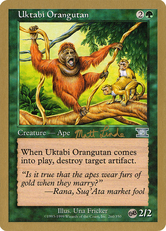 Uktabi Orangutan (Matt Linde) (SB) [World Championship Decks 1999] | Devastation Store