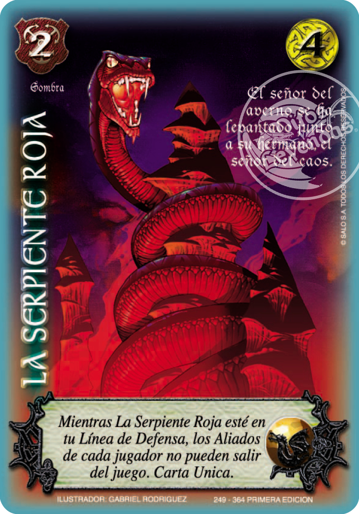 La Serpiente Roja, Leyendas - Devastation Store | Devastation Store