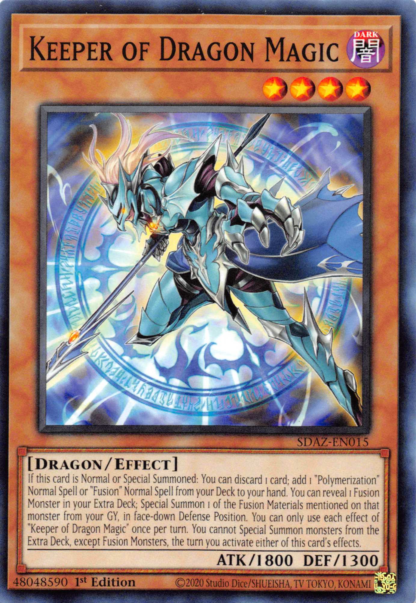 Keeper of Dragon Magic [SDAZ-EN015] Common | Devastation Store