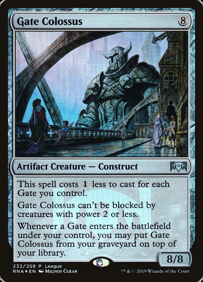 Gate Colossus (League) [Ravnica Allegiance Promos] | Devastation Store