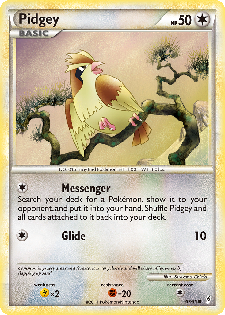 Pidgey (67/95) [HeartGold & SoulSilver: Call of Legends] | Devastation Store