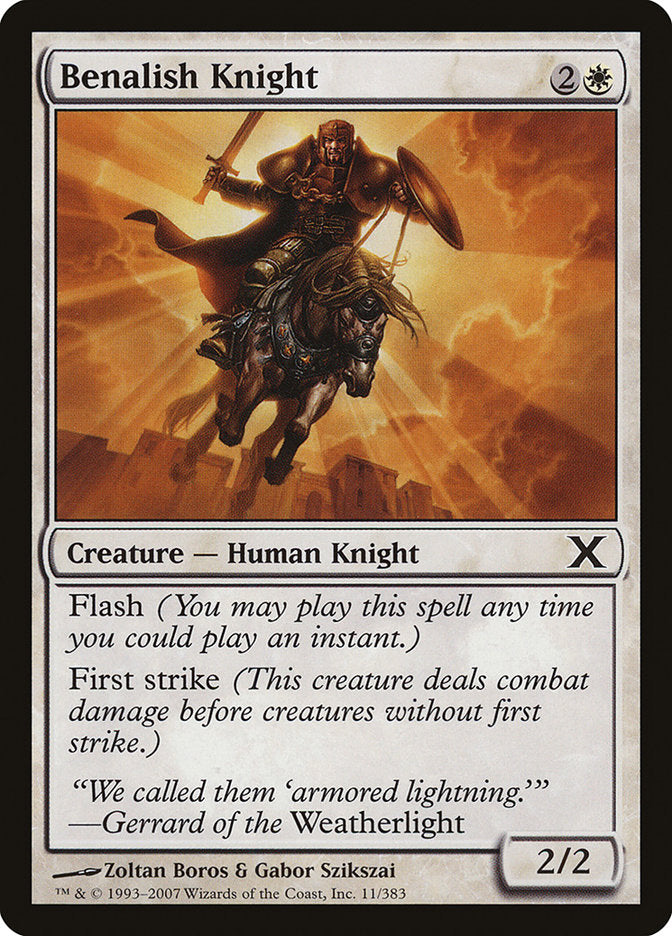 Benalish Knight [Tenth Edition] | Devastation Store