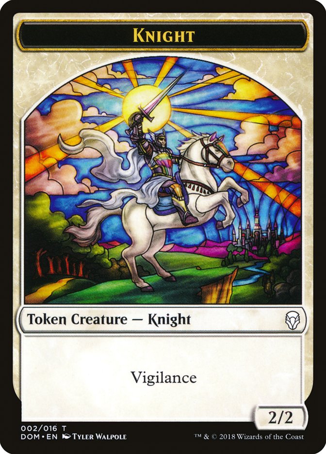 Knight (002/016) [Dominaria Tokens] | Devastation Store