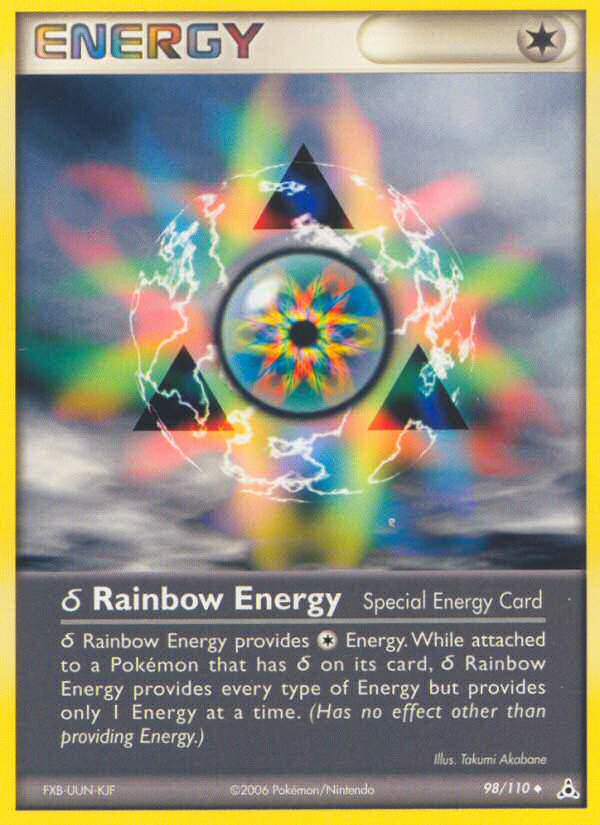 Rainbow Energy (98/110) (Delta Species) [EX: Holon Phantoms] | Devastation Store