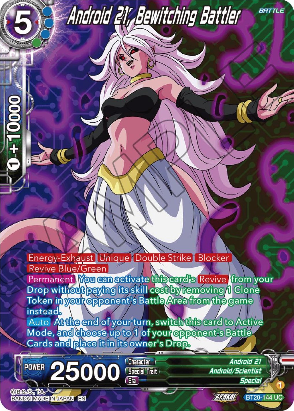 Android 21, Bewitching Battler (Silver Foil) (BT20-144) [Power Absorbed] | Devastation Store