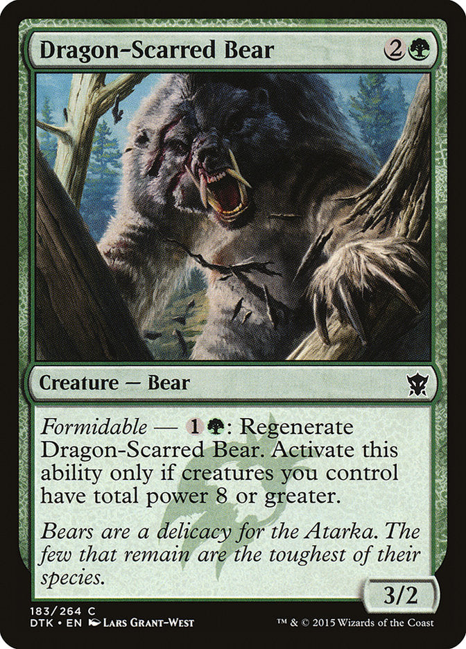 Dragon-Scarred Bear [Dragons of Tarkir] - Devastation Store | Devastation Store