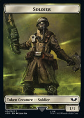 Soldier (004) // Vanguard Suppressor Double-sided Token (Surge Foil) [Universes Beyond: Warhammer 40,000 Tokens] | Devastation Store