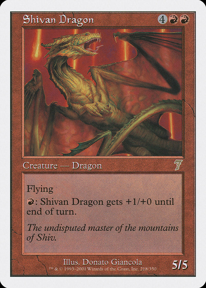 Shivan Dragon [Seventh Edition] - Devastation Store | Devastation Store