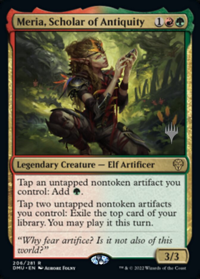 Meria, Scholar of Antiquity (Promo Pack) [Dominaria United Promos] | Devastation Store