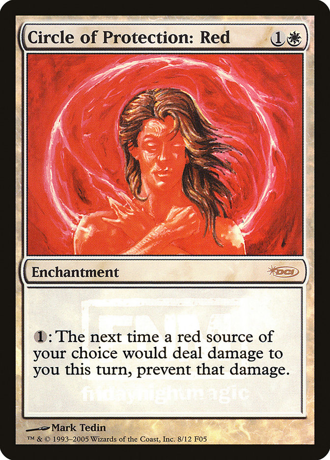Circle of Protection: Red [Friday Night Magic 2005] - Devastation Store | Devastation Store