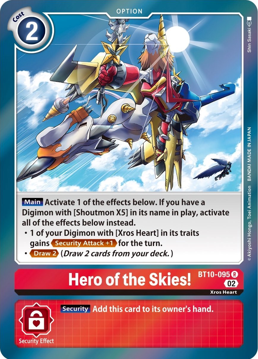Hero of the Skies! [BT10-095] [Xros Encounter] | Devastation Store