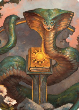 Guardian Naga Art Card [Commander Legends: Battle for Baldur's Gate Art Series] | Devastation Store
