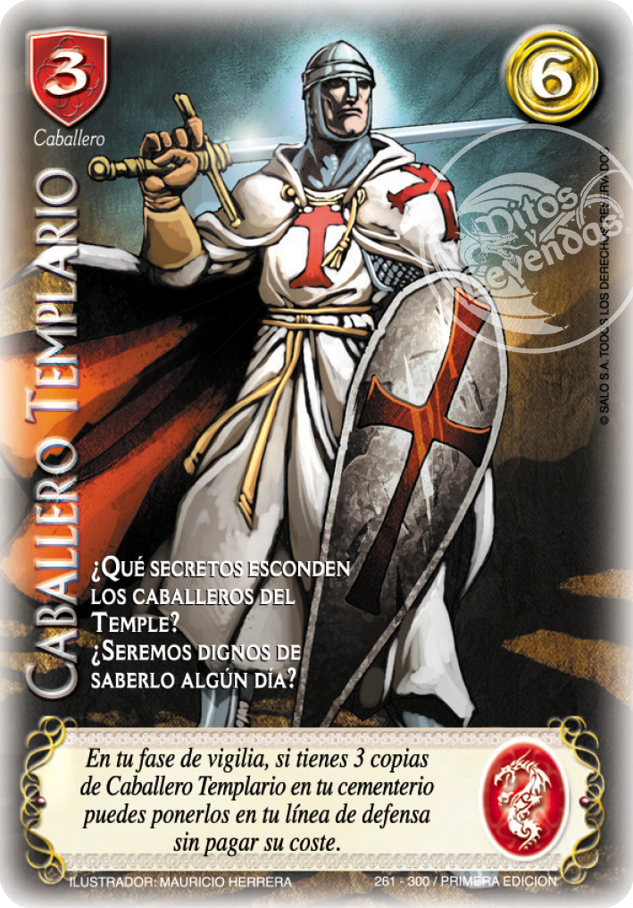 Caballero Templario, Leyendas - Devastation Store | Devastation Store