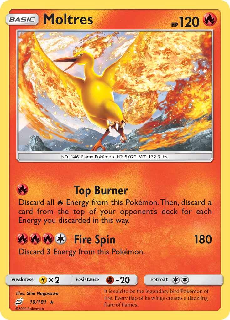 Moltres (19/181) [Sun & Moon: Team Up] | Devastation Store