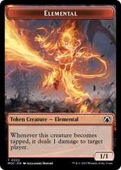 Elemental (22) // Faerie Double-Sided Token [March of the Machine Commander Tokens] | Devastation Store