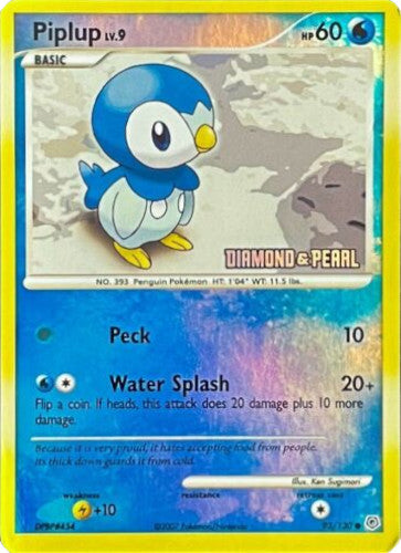 Piplup (93/130) (Diamond and Pearl) [Burger King Promos: 2008 Collection] | Devastation Store