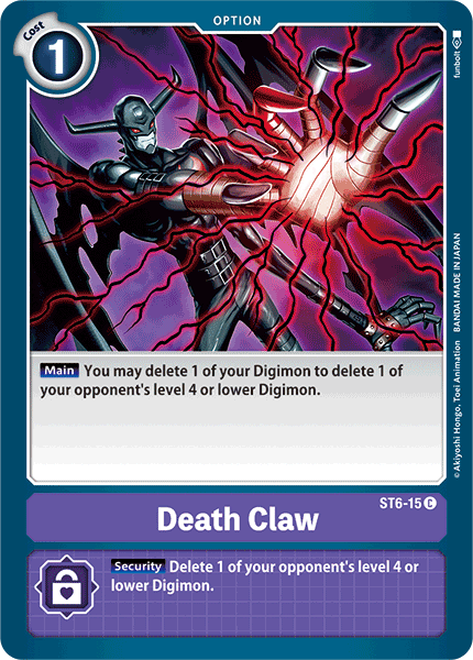 Death Claw [ST6-15] [Starter Deck: Venomous Violet] | Devastation Store