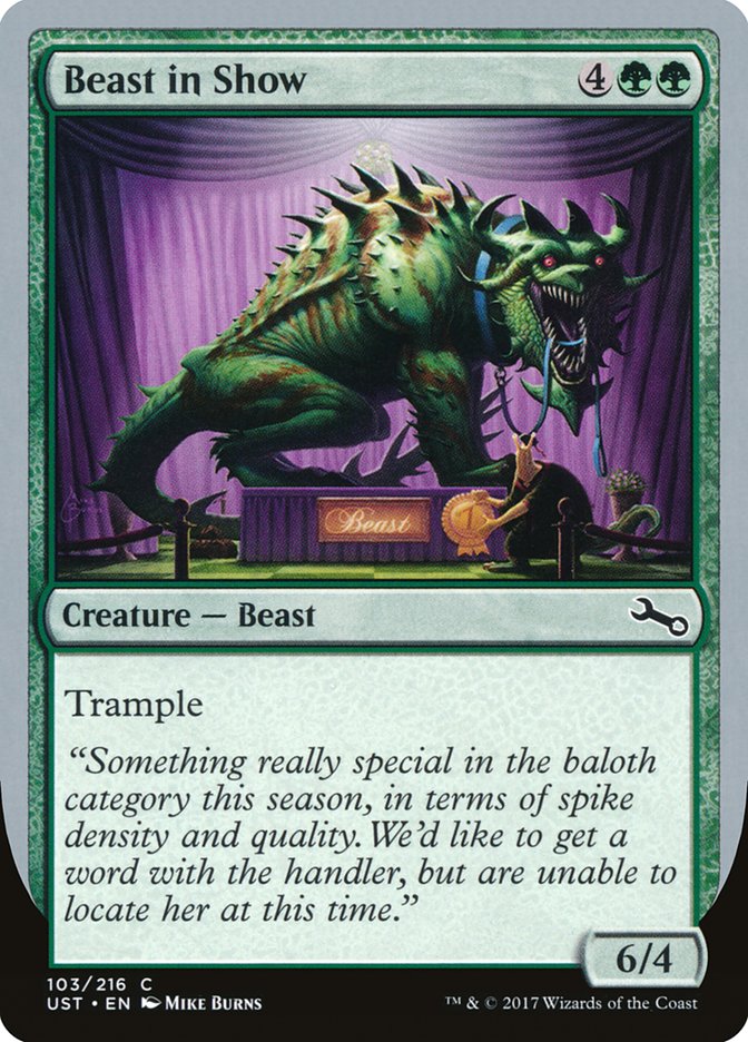 Beast in Show ("Something really special...") [Unstable] | Devastation Store