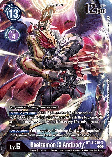 Beelzemon (X Antibody) [BT12-085] (Alternate Art) [Across Time] | Devastation Store