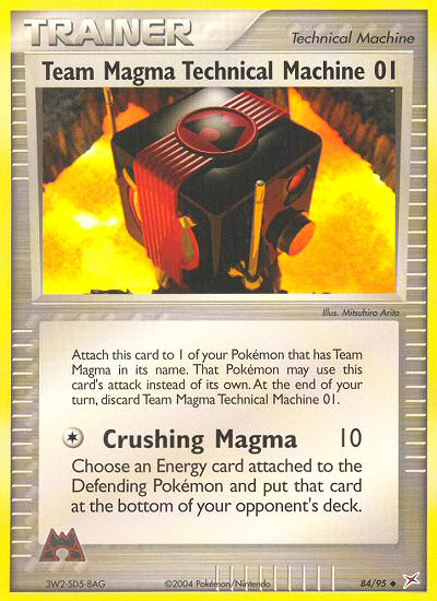 Team Magma Technical Machine 01 (84/95) [EX: Team Magma vs Team Aqua] | Devastation Store