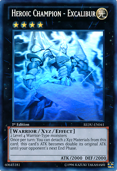 Heroic Champion - Excalibur [REDU-EN041] Ghost Rare | Devastation Store