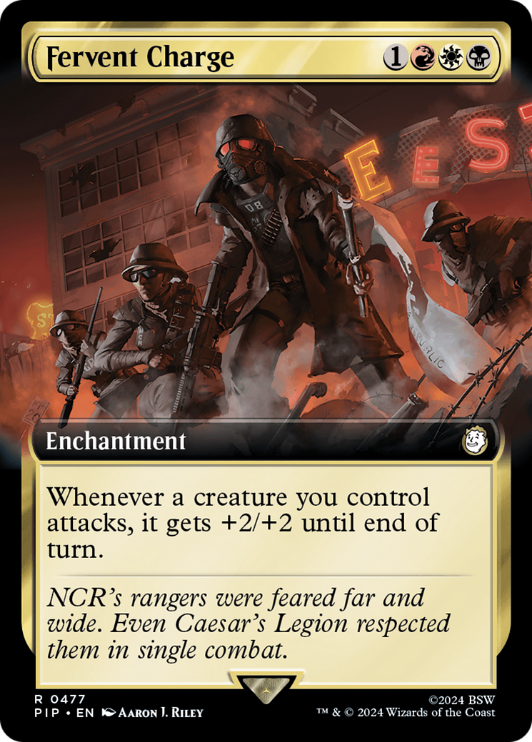 Fervent Charge (Extended Art) [Fallout] | Devastation Store