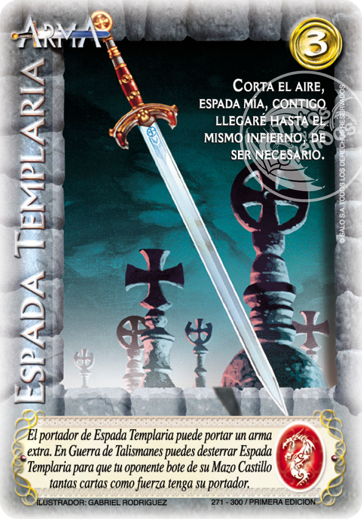 Espada Templaria, Leyendas - Devastation Store | Devastation Store