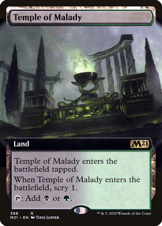 Temple of Malady (Extended) [Core Set 2021] | Devastation Store