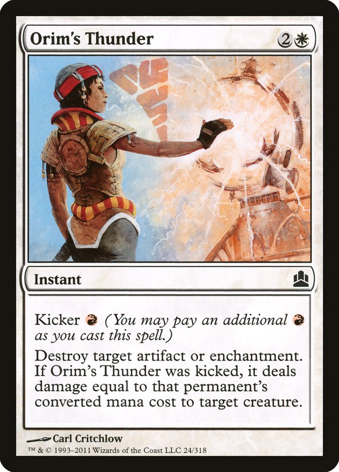 Orim's Thunder [Commander 2011] - Devastation Store | Devastation Store