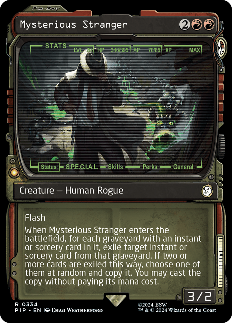 Mysterious Stranger (Showcase) [Fallout] | Devastation Store