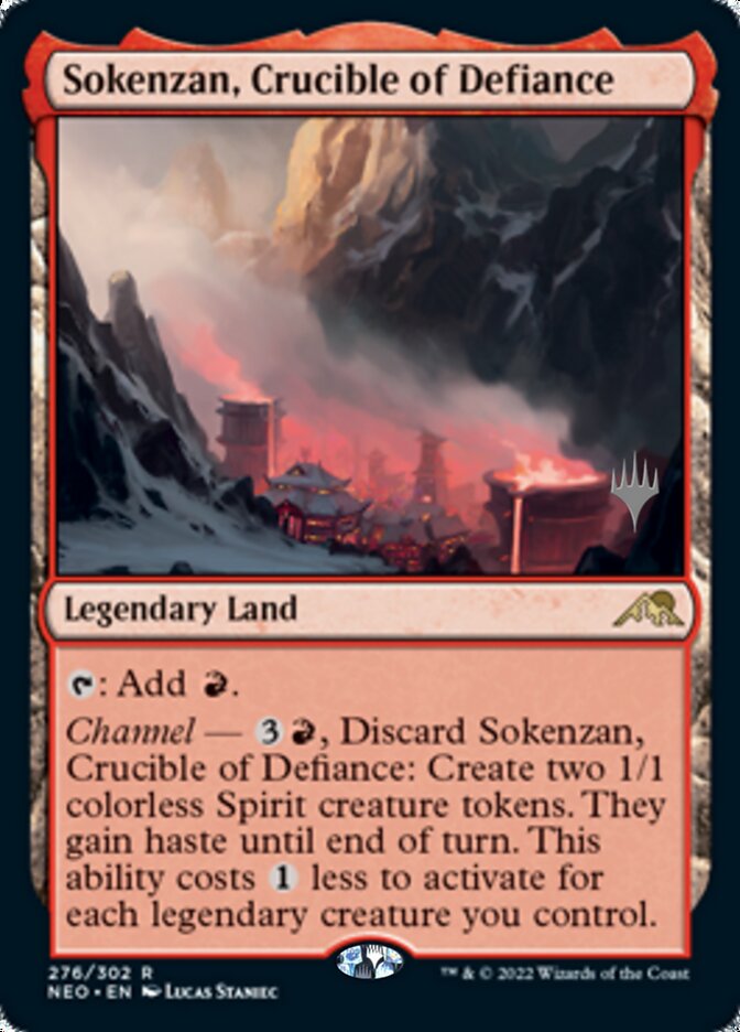 Sokenzan, Crucible of Defiance (Promo Pack) [Kamigawa: Neon Dynasty Promos] | Devastation Store