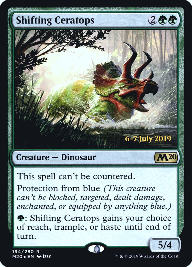 Shifting Ceratops  [Core Set 2020 Prerelease Promos] | Devastation Store