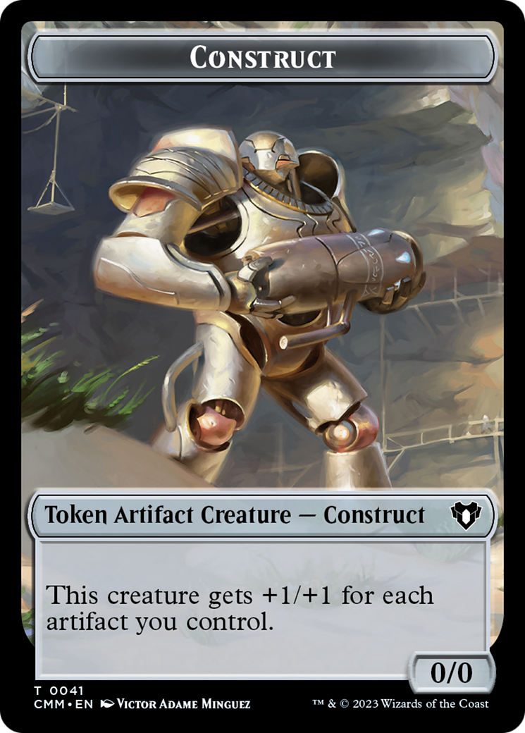 Clue // Construct (0041) Double-Sided Token [Commander Masters Tokens] | Devastation Store
