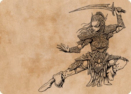 Lae'zel, Vlaakith's Champion Art Card [Commander Legends: Battle for Baldur's Gate Art Series] | Devastation Store