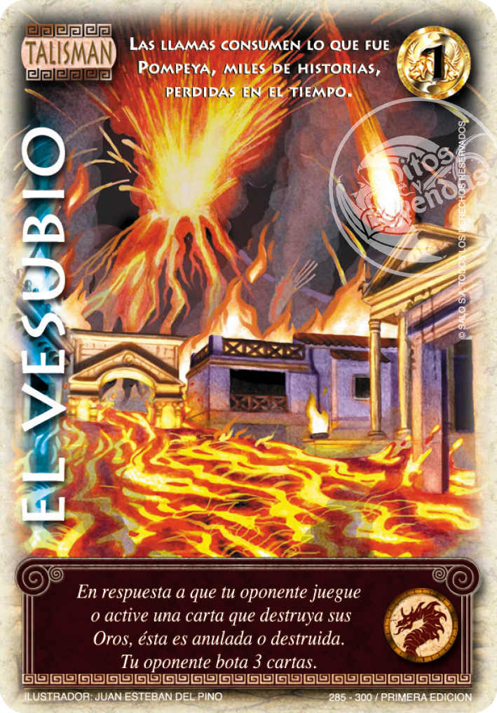 El Vesubio, Leyendas - Devastation Store | Devastation Store