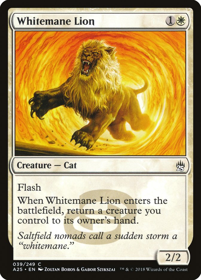 Whitemane Lion [Masters 25] - Devastation Store | Devastation Store