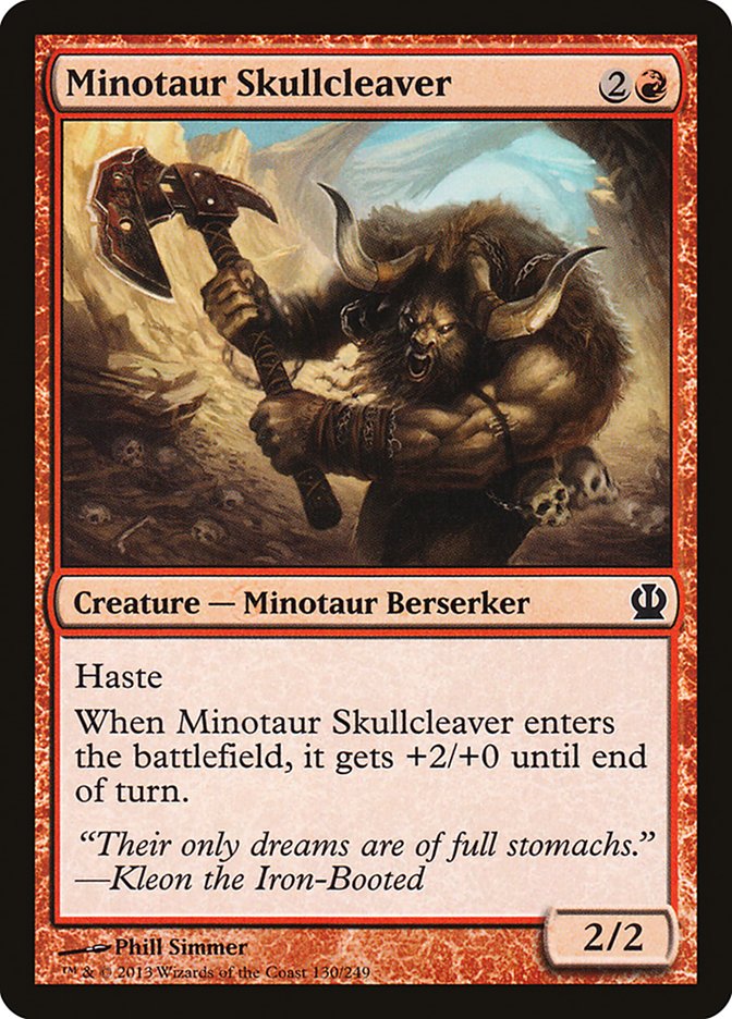 Minotaur Skullcleaver [Theros] - Devastation Store | Devastation Store