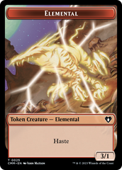 Thopter // Elemental (0025) Double-Sided Token [Commander Masters Tokens] | Devastation Store