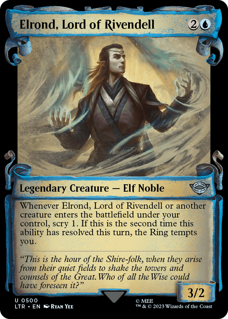 Elrond, Lord of Rivendell [The Lord of the Rings: Tales of Middle-Earth Showcase Scrolls] | Devastation Store
