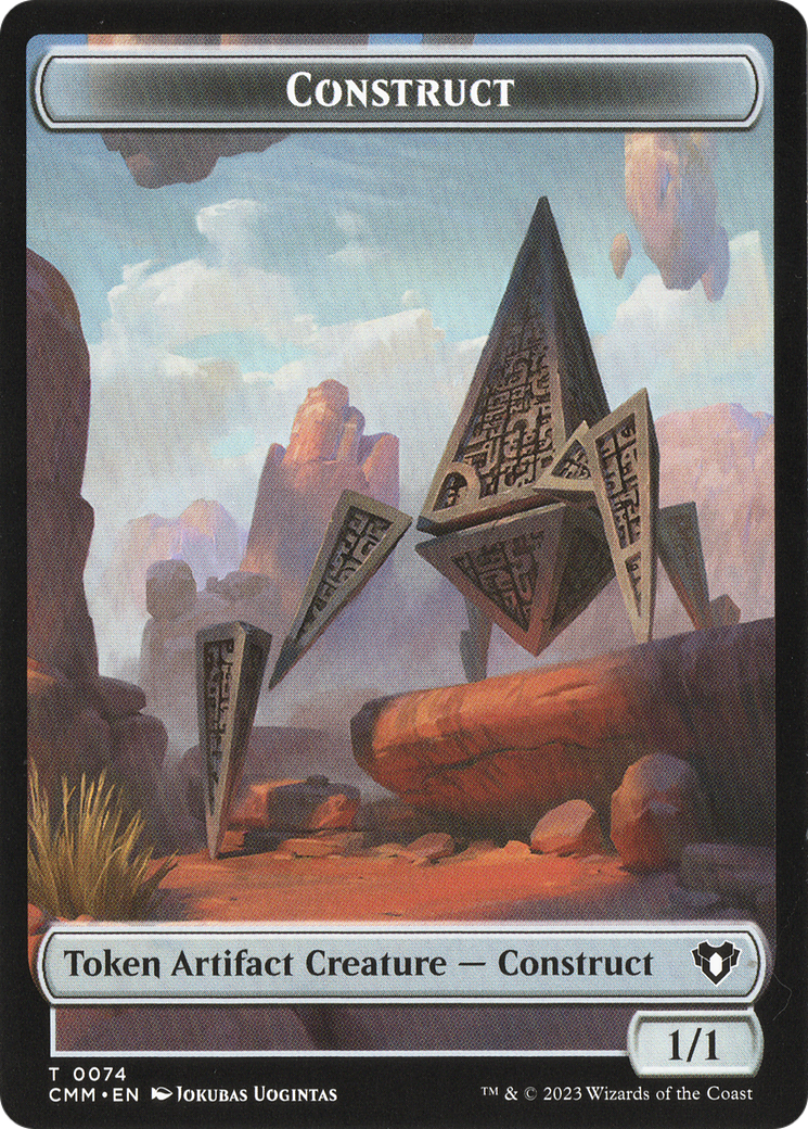 Thopter // Construct (0074) Double-Sided Token [Commander Masters Tokens] | Devastation Store