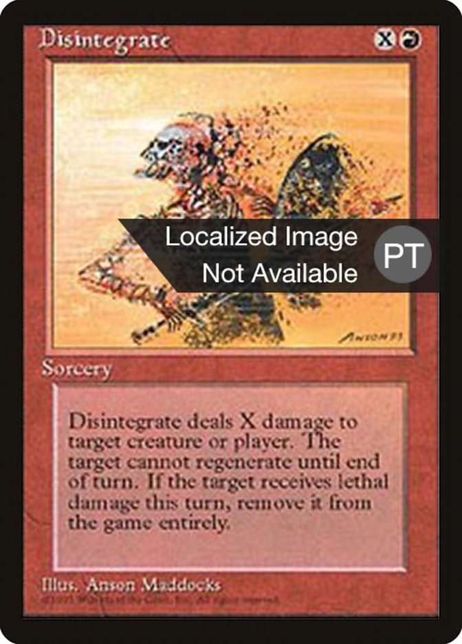 Disintegrate [Fourth Edition (Foreign Black Border)] | Devastation Store